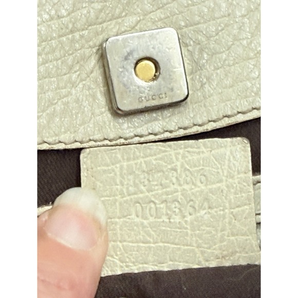 GUCCI Horsebit Beige Ivory Gold Hardware GG Canvas 137386 Shoulder Bag Ladies - Picture 7 of 11